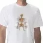 Camiseta anatómica, Esqueleto, XL W41011