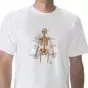 Camiseta anatómica, Esqueleto, L W41012