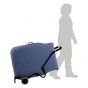 Carrito plegable Ecopostural ideal para el transporte de camillas plegables A4473