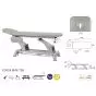 Camilla de masaje eléctrica 2 cuerpos Ecopostural C5924 con apoya-brazos