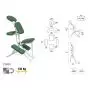 Silla multifuncional para terapias Ecopostural METAL T2600
