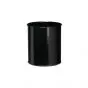 Papelera de metal 30L negro Rossignol