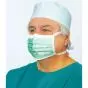 Mascarillas quirúrgicas de alta filtración con cordones, 3 pliegues, LCH