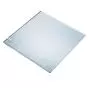 Báscula de vidrio de diseño Magic Plain Silver Beurer GS 40
