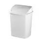 Cubo de basura con tapa basculante 18L blanco Rossignol