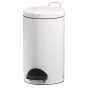 Cubo de basura con pedal Rossignol Sanelia 20L Blanco