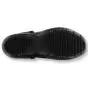 Zuecos Crocs Mercy Work, negro/ plateado