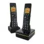Teléfono inalámbrico PhoneEasy 336w Duo Negro