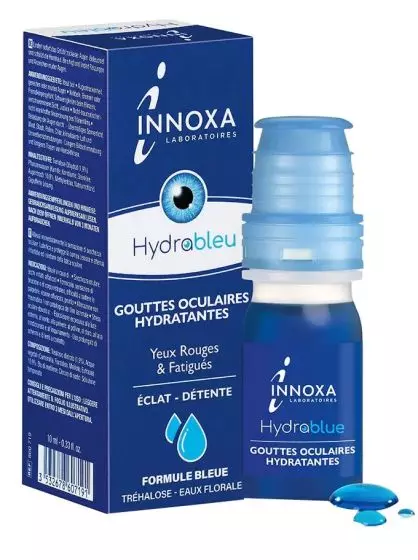Solución oftálmica hidratante Innoxa Hydrableu