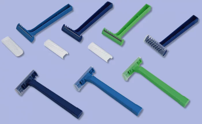 Máquinas de afeitar desechables de una lámina