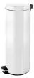 Papelera metálica blanca con pedal (3, 5, 12, 20 ó 30 litros)