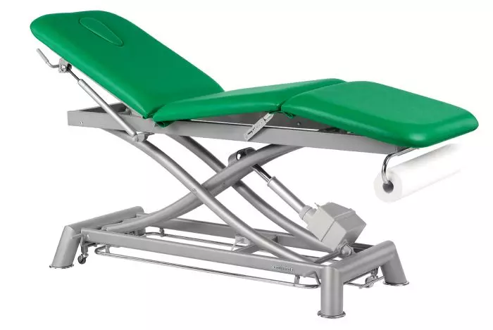 Camilla de masaje eléctrica 3 cuerpos con sistema periférico Ecopostural C7926