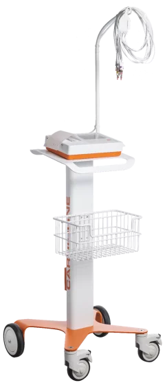 Carro de transporte con brazo para Cardioline 200S y 200+ ECG
