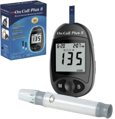 Kit glucómetro On Call Plus II