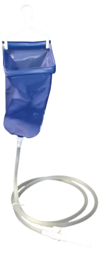 Bote de enema flexible Comed con cánula (2 l)
