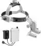 Kit de linterna frontal ML4 LED + lupa binocular HRP Heine