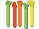 Depresor lingual de plástico de colores (caja de 50) de Gima