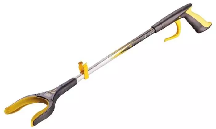 Pinza de sujeción con cabezal giratorio