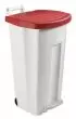 Cubo de basura con pedal 90L plástico Boogy en 5 colores Rossignol