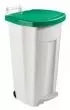 Cubo de basura con pedal 90L plástico Boogy en 5 colores Rossignol