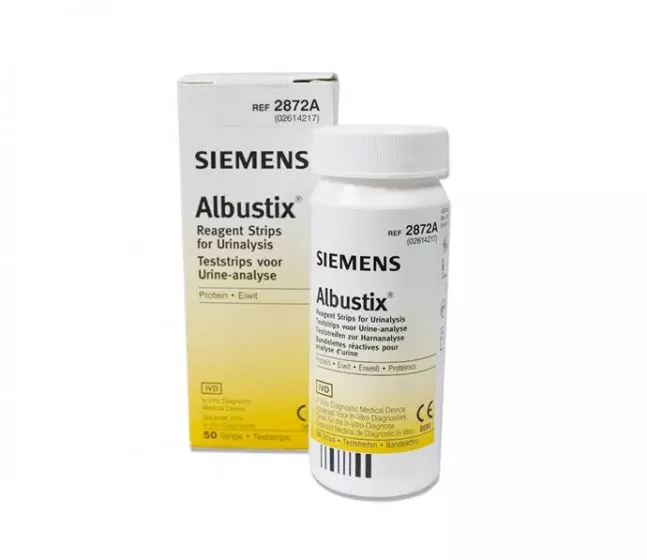 50 Tiras urinarias Siemens Albustix