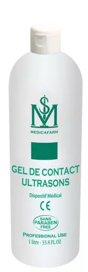 Gel conductor neutro para ultrasonido Medicafarm Frasco de 1L
