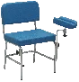 Silla para extraccion de sangre Hidemar, 1 descansa brazo