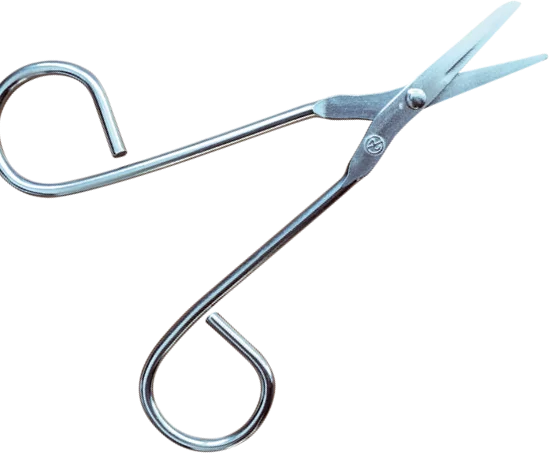 Euromedis tijeras estériles de punta roma (caja de 100)