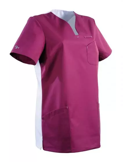 Bata Medica para Mujer MAITHE Clemix 2.0 Lafont blanca / rosa