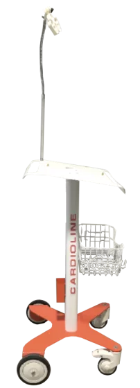 Carro de transporte con brazo para ECG 100S/L/+ de Cardioline