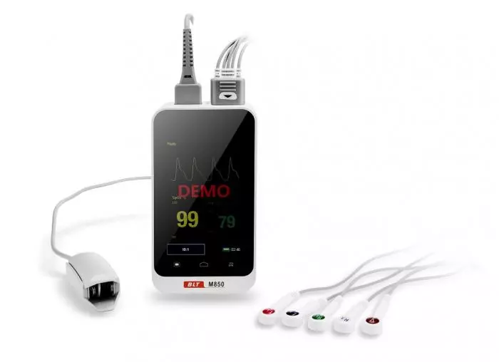 Monitor de pacientes portátil M850 SPO2-ECG