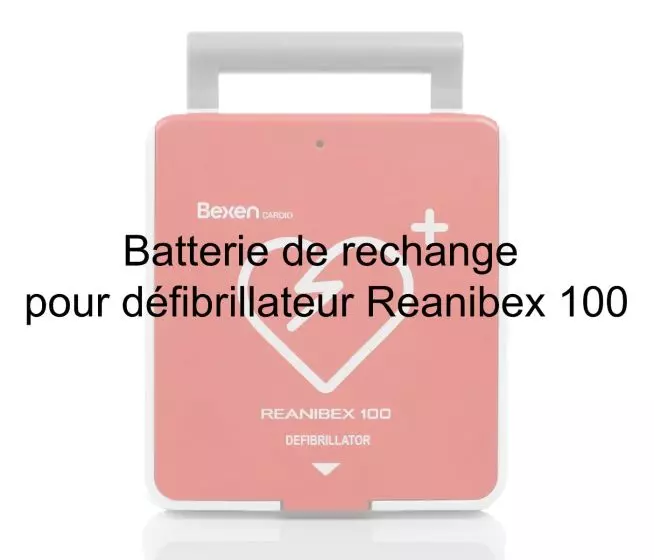 Batería de repuesto para el desfibrilador Reanibex 100