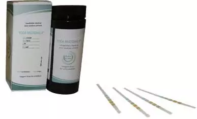 Tiras reactivas urinarias MULTIDIAG de 8 parámetros - paquete de 50 o 100