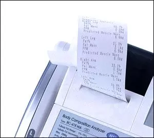 Rollo de papel térmico TP 301 para bascula Tanita