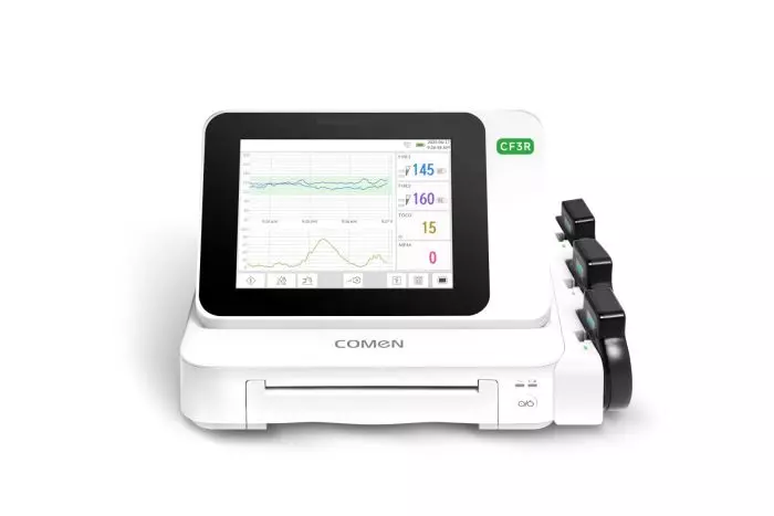 Cardiotocógrafo / Monitor fetal gemelar Comen CF3R + VCT