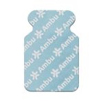 Electrodos ECG rectangulares con lengüeta 0415M White Sensor Ambu (lote de 500)