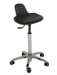 Ecopostural S5608 taburete médico con base de aluminio y asiento alto