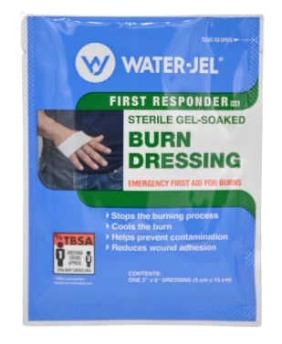 Compresas WaterJel para quemaduras