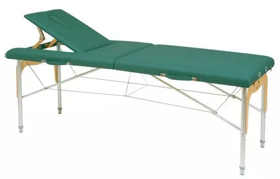 Camilla plegable mixta (aluminio y madera) Ecopostural C3309