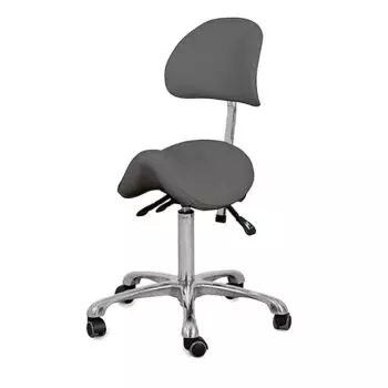 Taburete médico 'Naggura' con respaldo