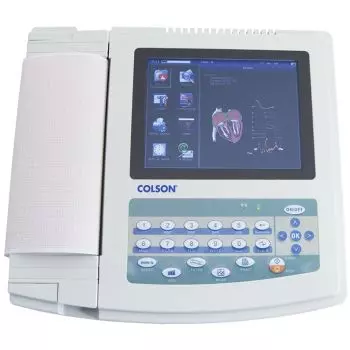 Electrocardiógrafo ECG Cardi-12 (12 canales) con interpretación Colson