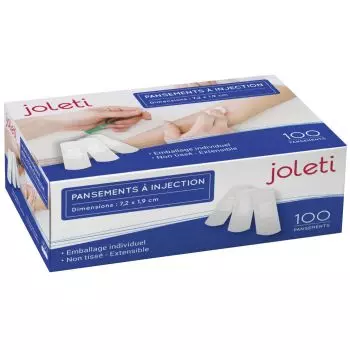 Apósitos para inyección Joleti (caja de 100)