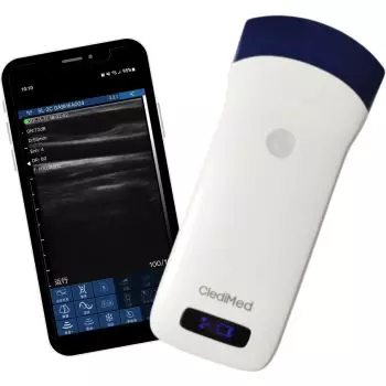 Sonda de ultrasonido Wi-Fi ClediMed para smartphone y tablet