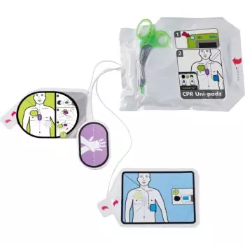 Electrodos CPR Uni-padz III para adultos y niños para el Zoll AED 3