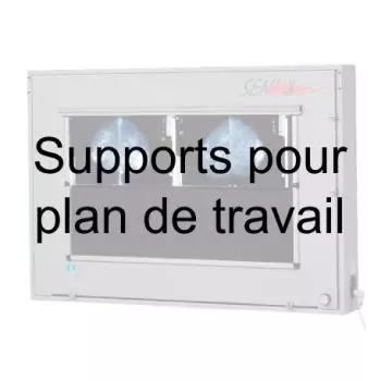 Juego de soportes de superficie de trabajo para negatoscopios Sen'X