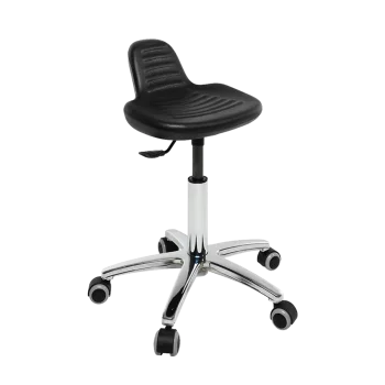 Ecopostrual S4608 taburete médico con base de aluminio y asiento bajo