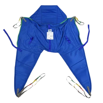 Arnés universal con reposacabezas para elevación de pacientes