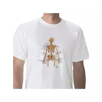Camiseta anatómica, Esqueleto, XL W41011