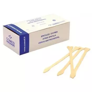 Caja con 200 espátulas de Ayres Comed