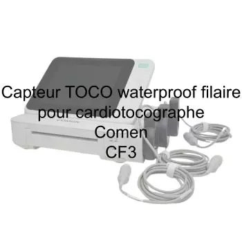 Sensor TOCO resistente al agua con cable para el cardiotocógrafo Comen CF3